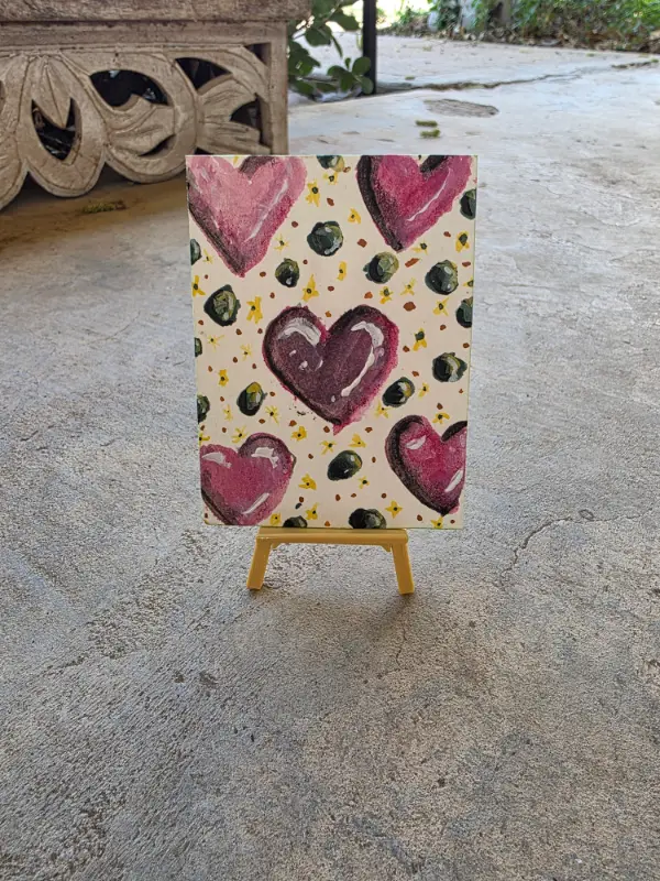 Heart Throb aceo art card