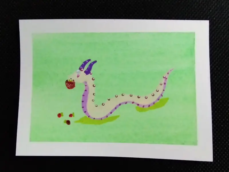 Sacred Snacks aceo art card