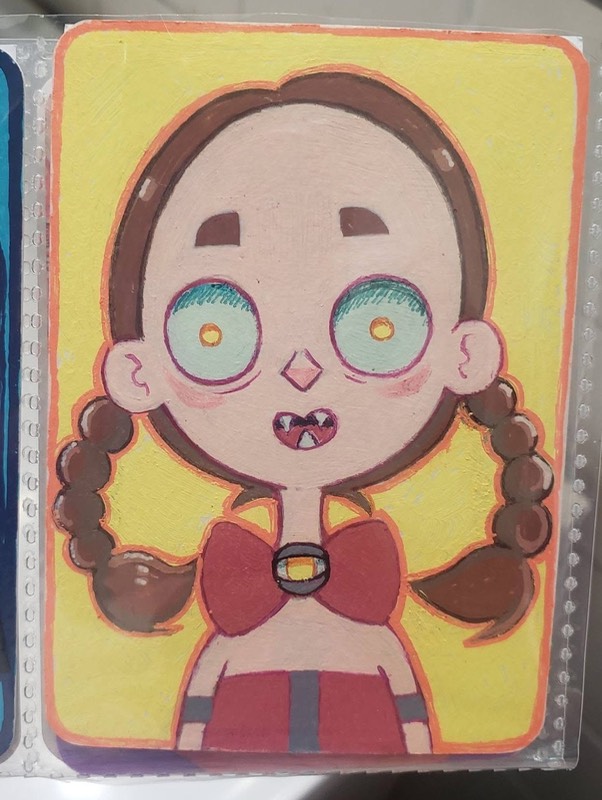No no no no. aceo art card