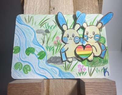 Pride!! aceo art card thumbnail 1
