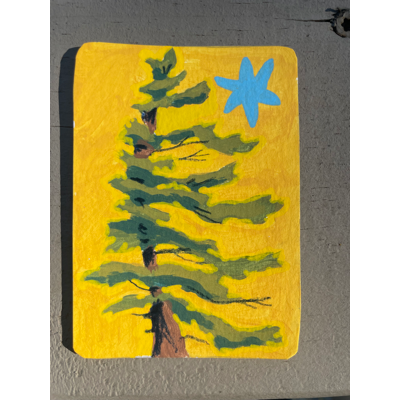 "West Wind" aceo art card thumbnail 2