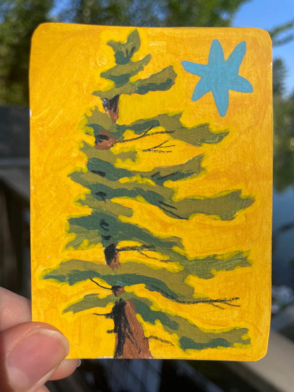 "West Wind" aceo art card