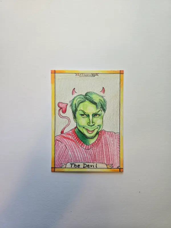 You're a mean one... aceo art card
