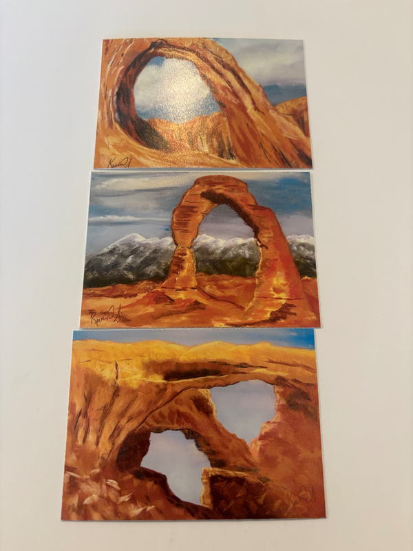 Three Arches Corona, Delicate, And Delecate aceo art card