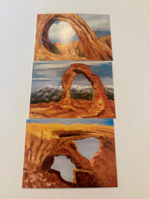 Three Arches Corona, Delicate, And Delecate aceo art card thumbnail 1