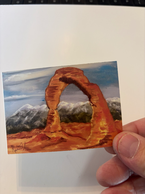 Three Arches Corona, Delicate, And Delecate aceo art card thumbnail 3