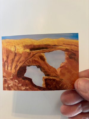 Three Arches Corona, Delicate, And Delecate aceo art card thumbnail 2