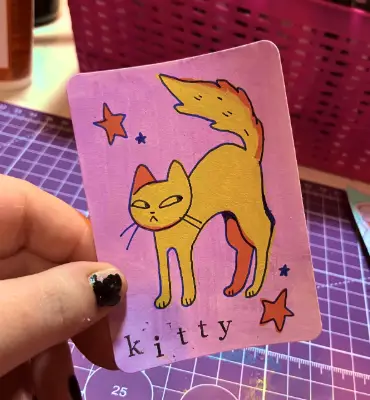 Blind ACEO aceo art card thumbnail 2