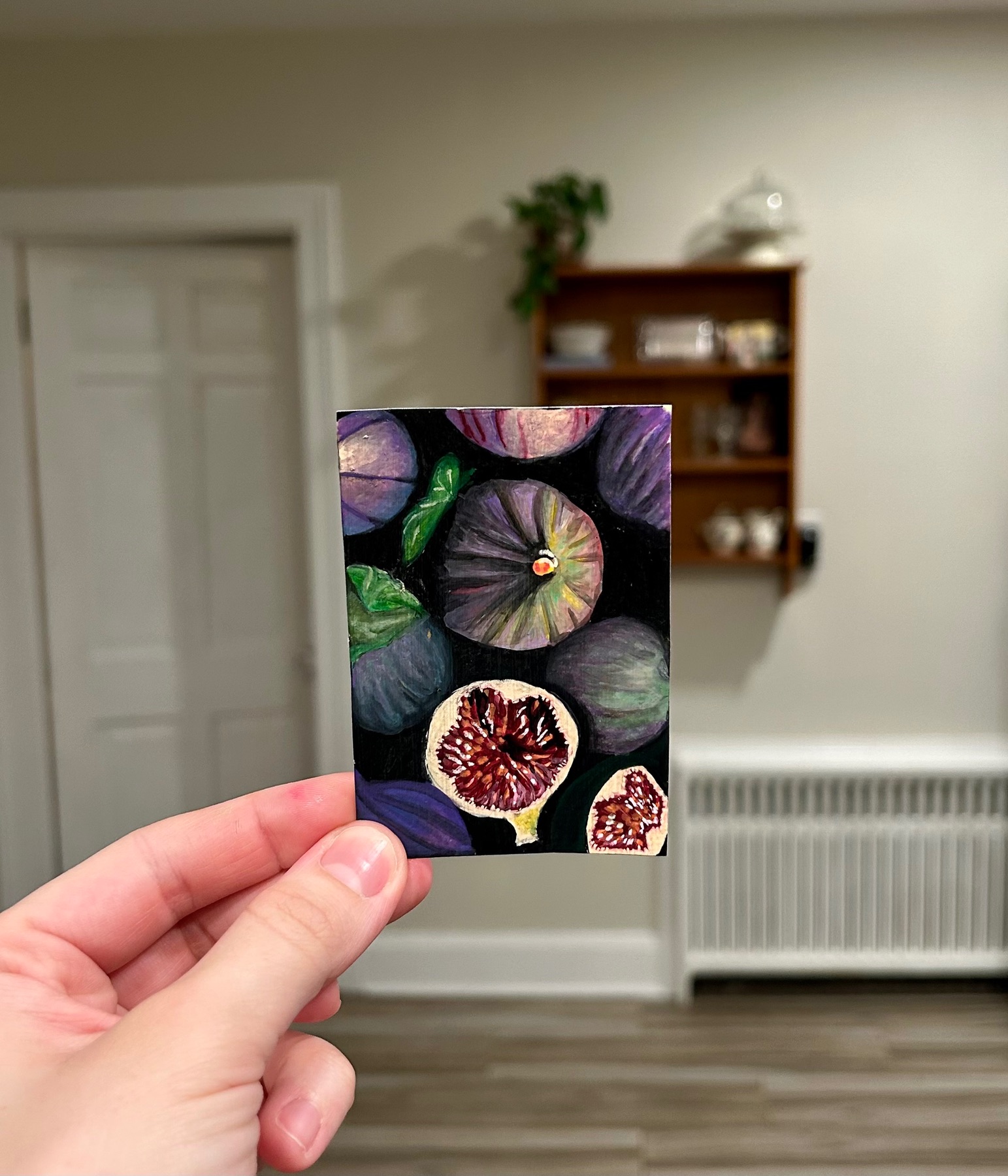 Whispering Figs aceo art card