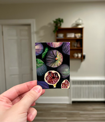 Whispering Figs aceo art card thumbnail 1