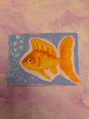 Growing Pains aceo art card thumbnail 2