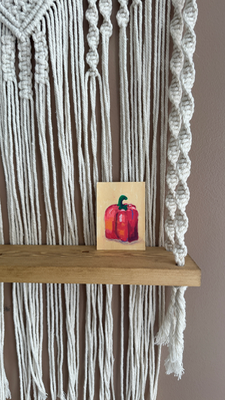 Bell Pepper Original aceo art card thumbnail 2