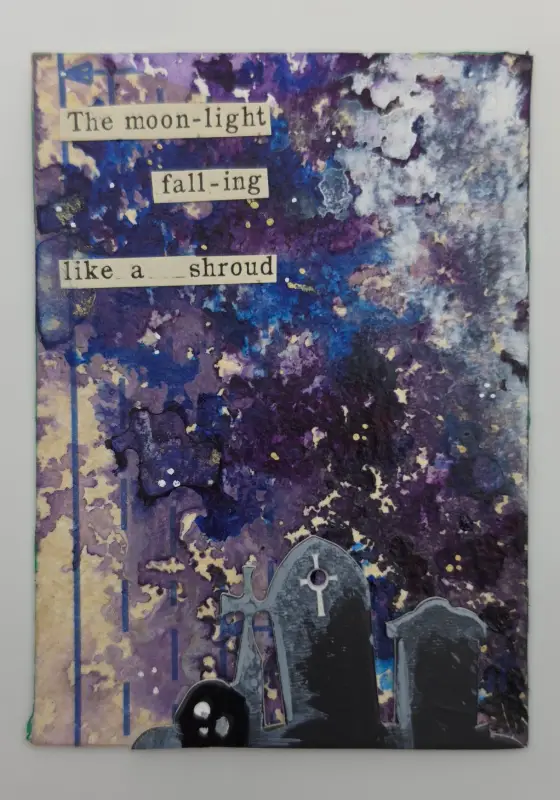 Night-night aceo art card