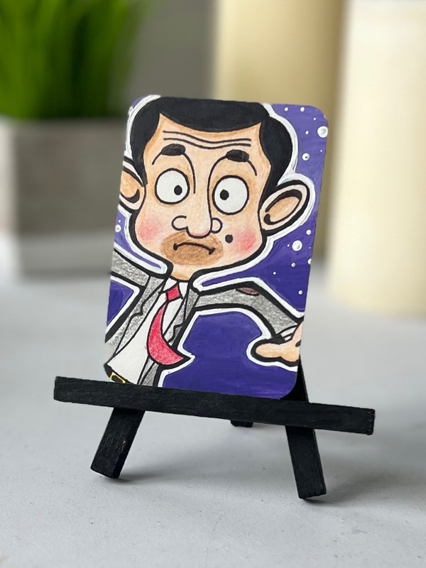 Mr. Bean aceo art card