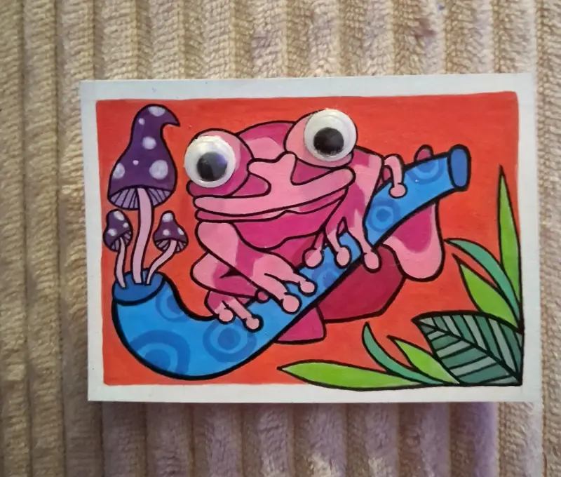 Priscilla aceo art card