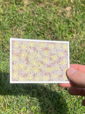 Flower Patch aceo art card thumbnail 2