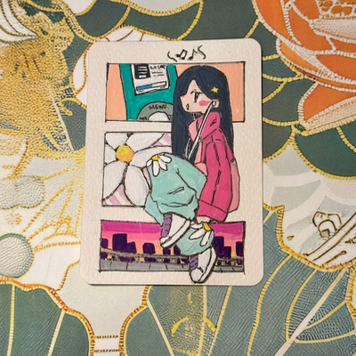 Loser Sunset Serenade aceo art card thumbnail 1