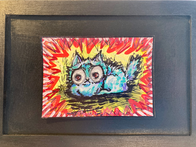 He Has Anxiety aceo art card thumbnail 1