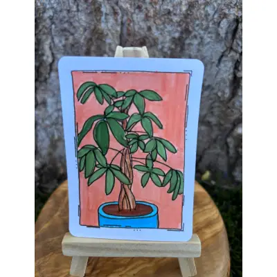 Patrice the Tree aceo art card thumbnail 1