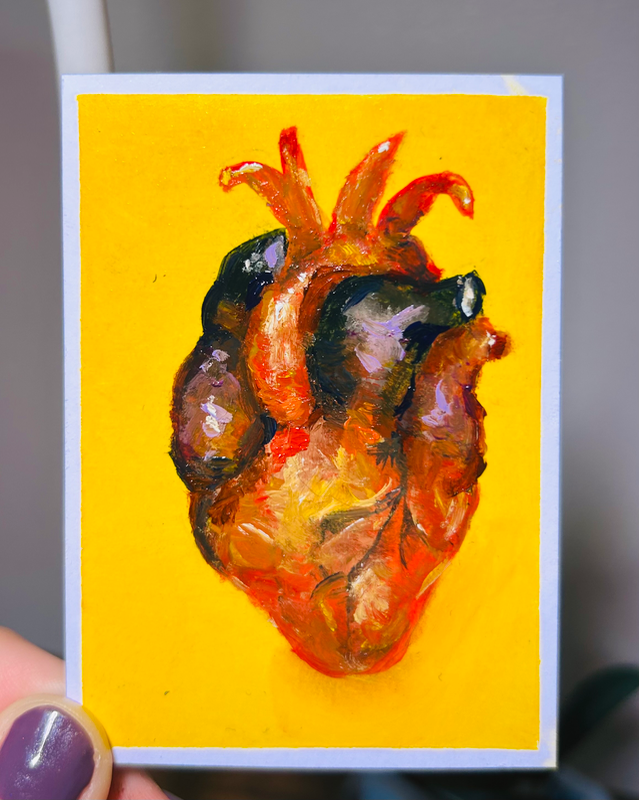 heart (The Sister Collection 3/3) aceo art card