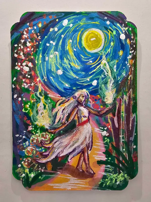 Opening the Portal aceo art card