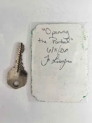 Opening the Portal aceo art card thumbnail 3