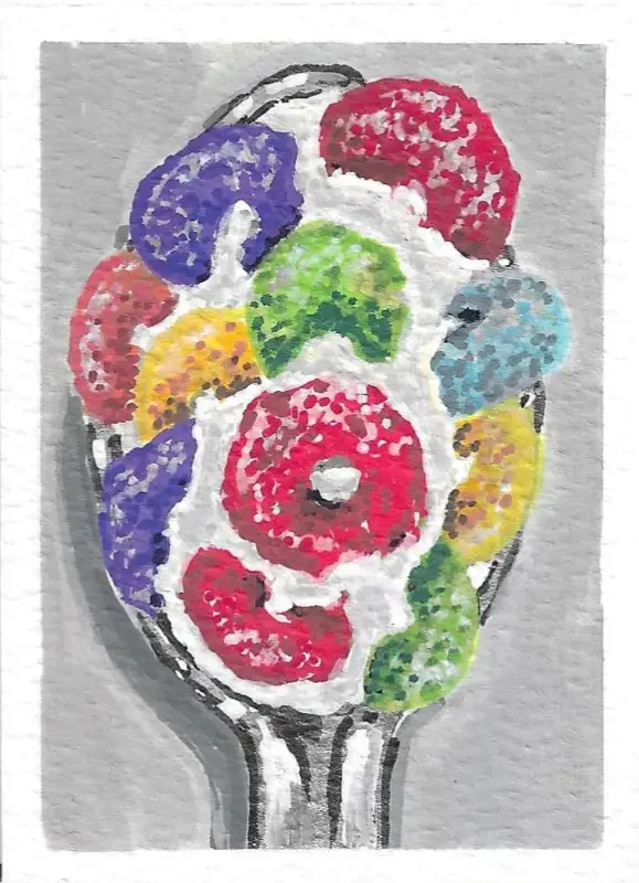 Saturday Morning aceo art card