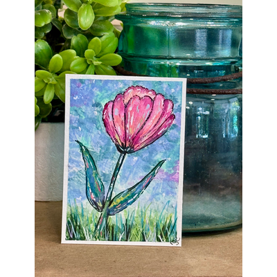 Dreamy florals aceo art card thumbnail 2