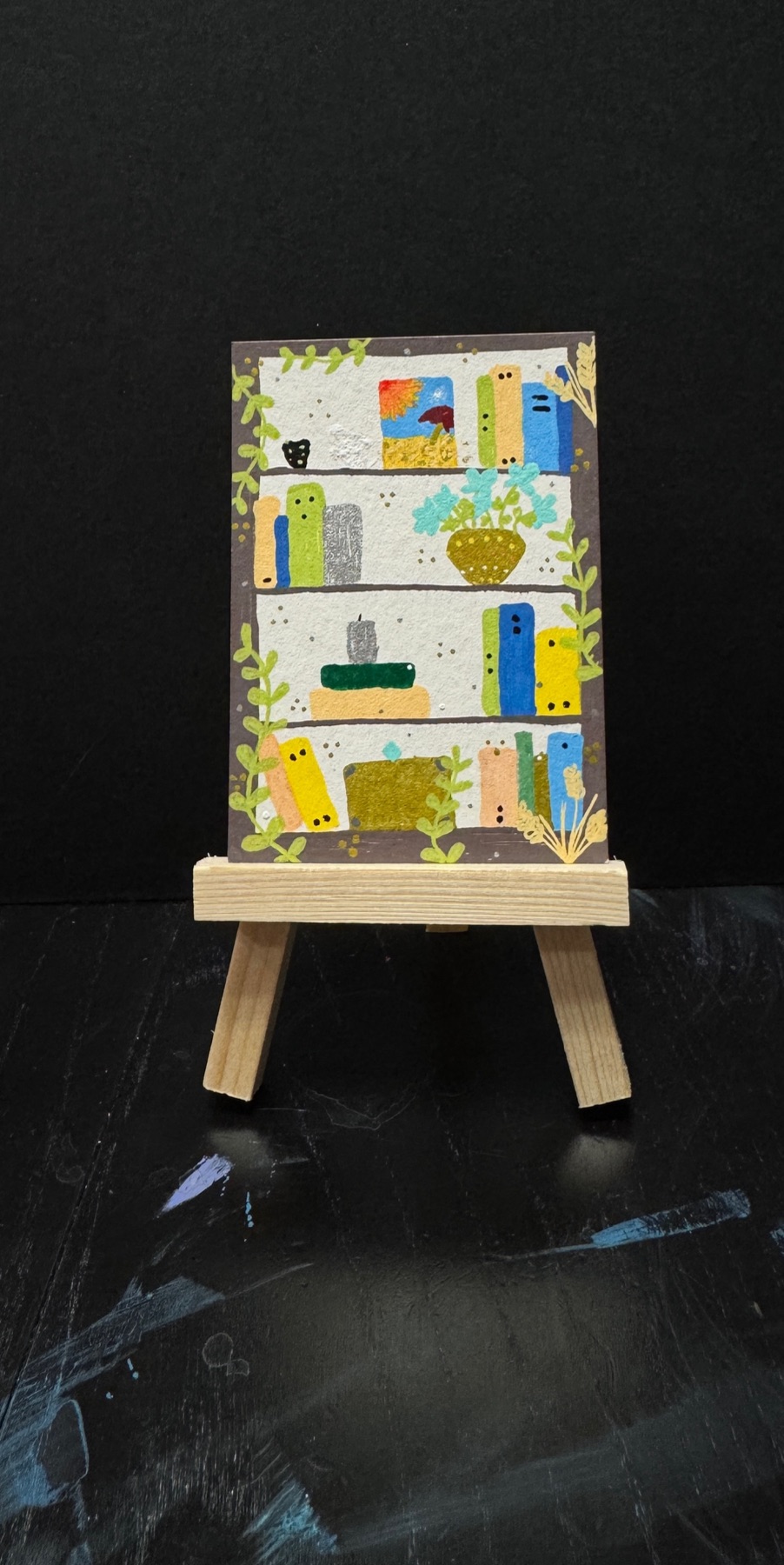 Summer Reads aceo art card