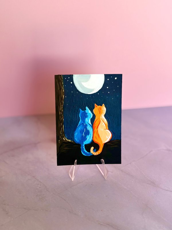 Date Night aceo art card