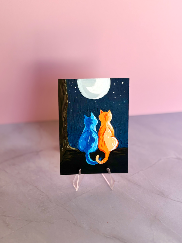 Date Night aceo art card