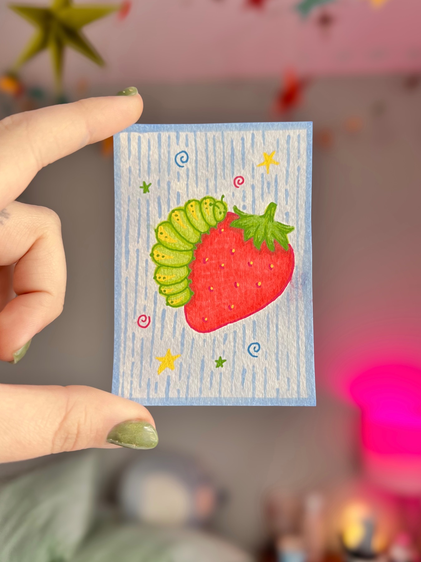 Midday Snack aceo art card