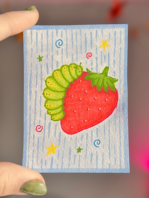 Midday Snack aceo art card thumbnail 2
