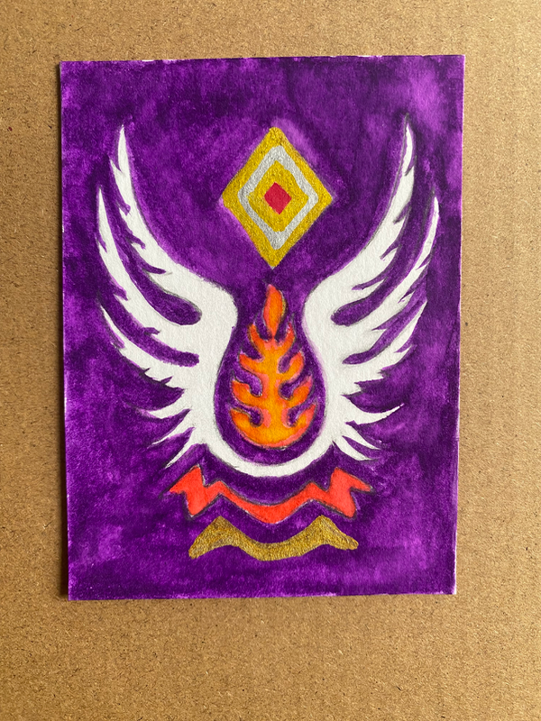 Spirit Wings aceo art card