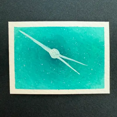 sky dart aceo art card thumbnail 1