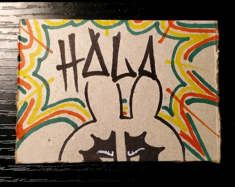 Holo Tag 4 aceo art card