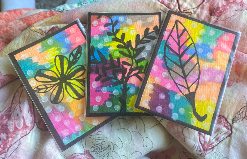 Nature in Color aceo art card