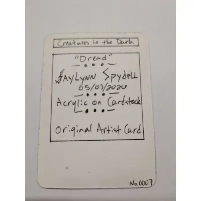 Dread aceo art card thumbnail 2