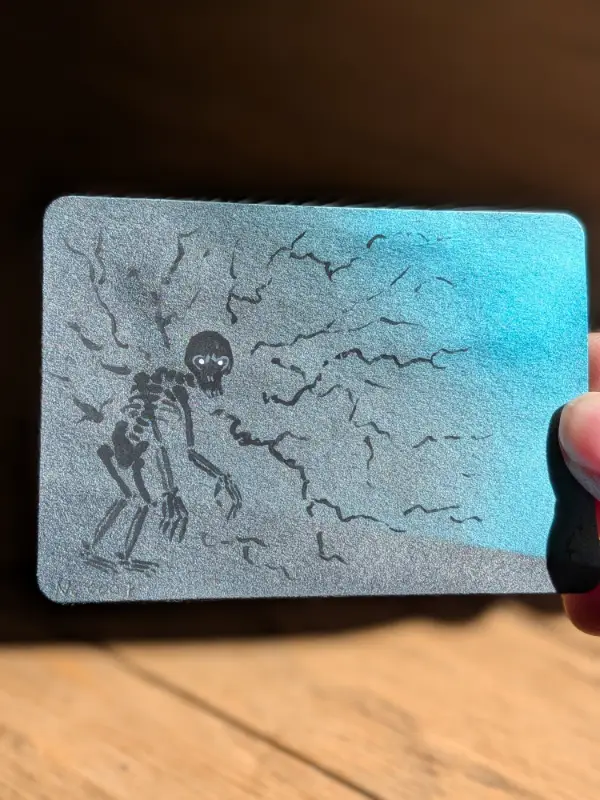 Dread aceo art card