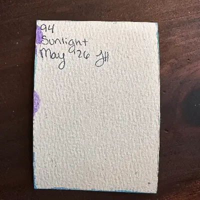 Anglerfish finds the sunlight aceo art card thumbnail 2