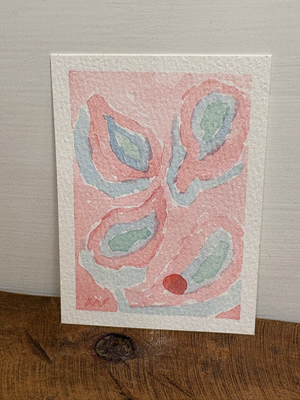 Salt & Blush aceo art card thumbnail 1