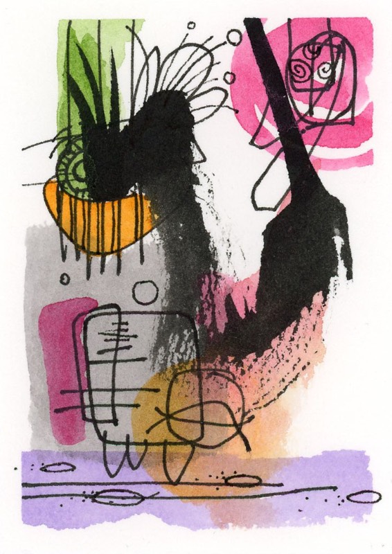 791 aceo art card
