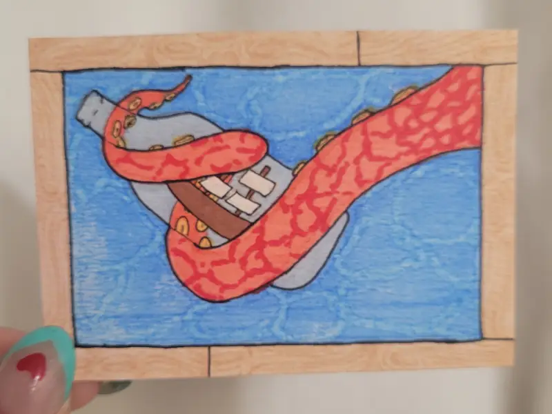 Ocean Curiosity aceo art card