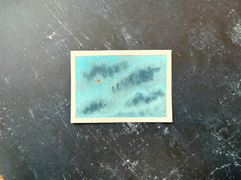 Mars aceo art card