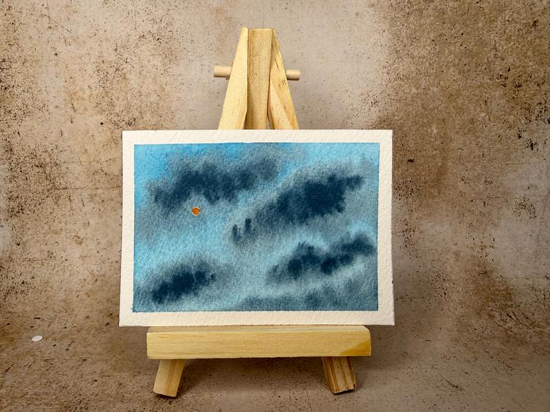 Night Sky aceo art card