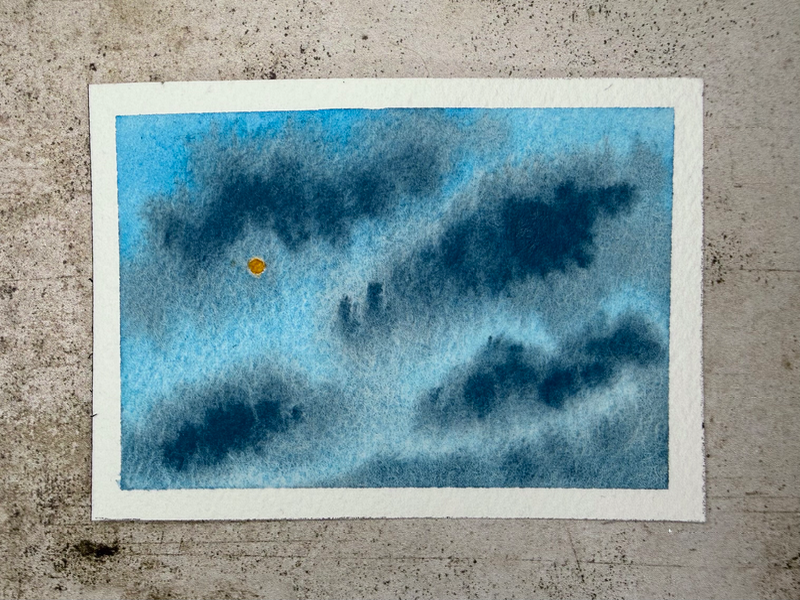Mars aceo art card