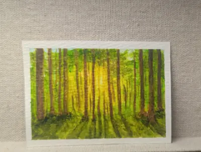 The Forest aceo art card thumbnail 2