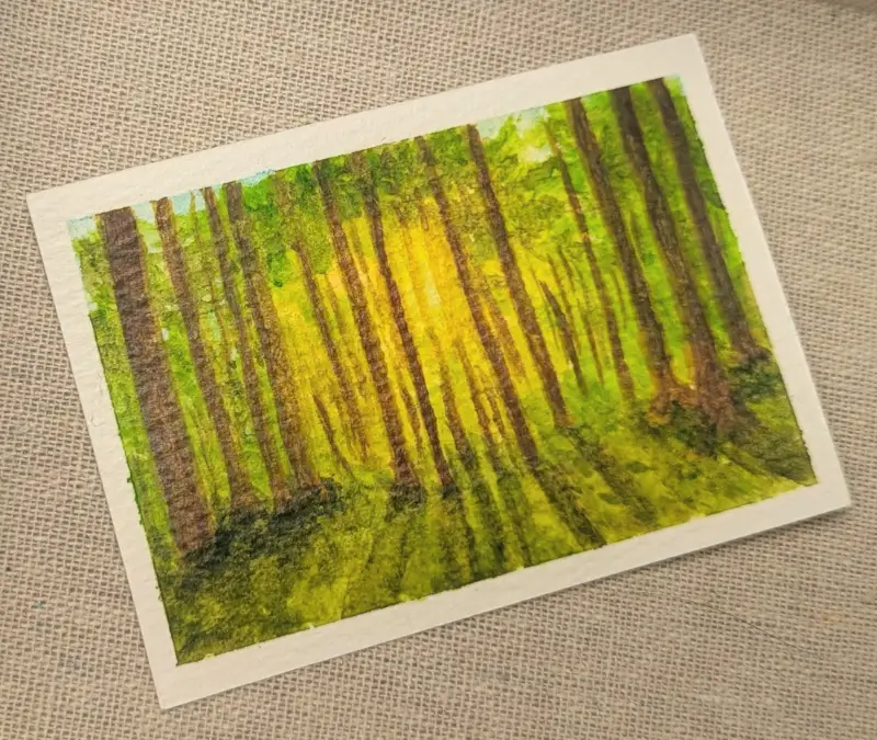 The Forest aceo art card