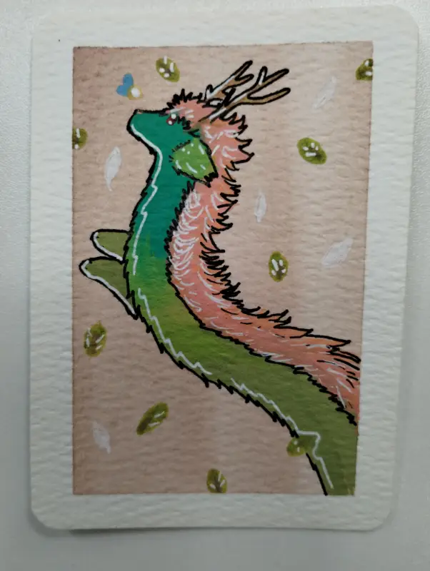 Leaf Lore aceo art card