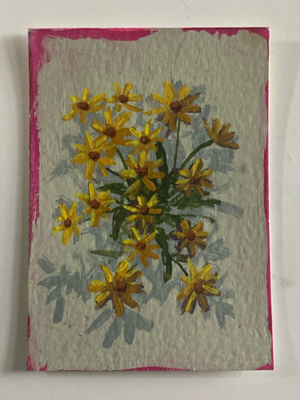 Black Eyed Susan 2 aceo art card thumbnail 1